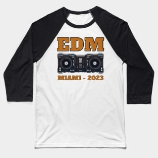 EDM Miami 2023 Baseball T-Shirt